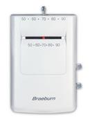 Braeburn Systems White 1H/1C Non-programmable Thermostat 