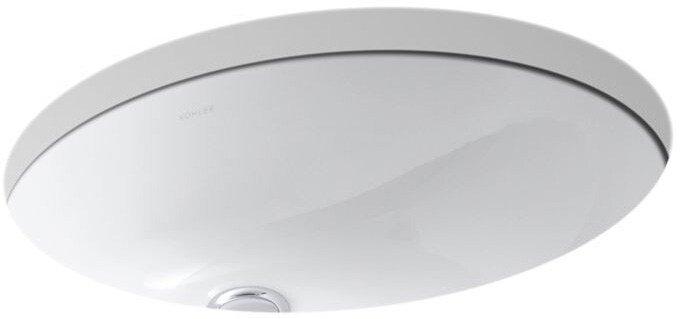KOHLER White Undermount Basin 
