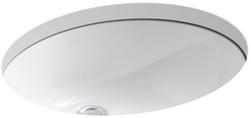 19-1/4 in. Undermount Oval Vitreous China Bathroom Sink in White