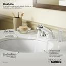 KOHLER White Undermount Bathroom Sink with Overflow 