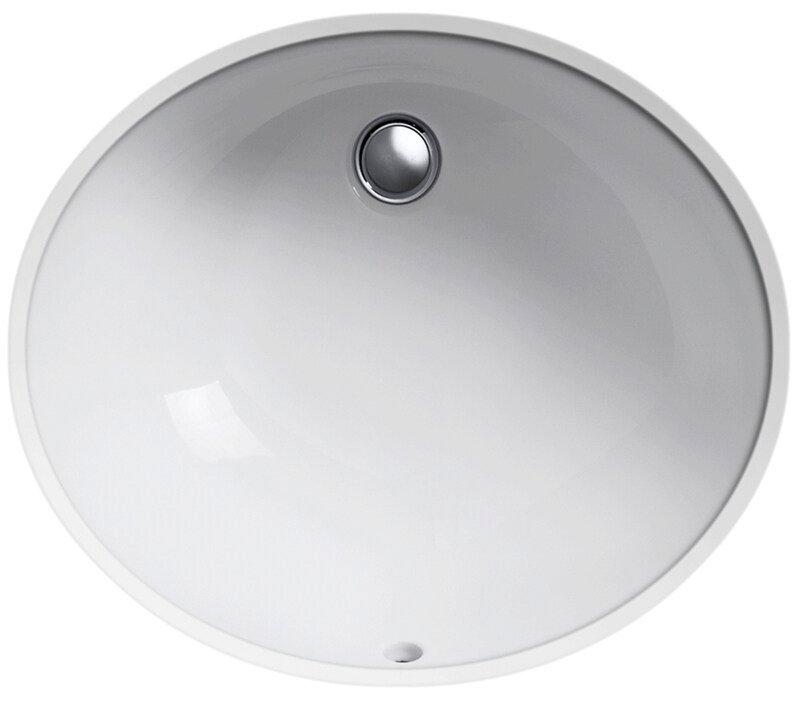 KOHLER White Undermount Basin 