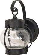 NUVO Textured Black 60W 1-Light Medium Lantern 