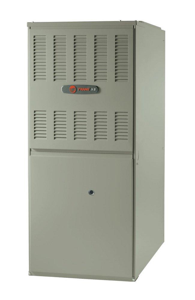 17-1/2 in. 100000 BTU 80% AFUE 4 Ton Single-Stage Downflow and Horizontal  Right 1/3 hp Natural or Propane Furnace | Trane | Ferguson