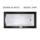 70-7/10 x 35-2/5 in. Thermal Air Drop-In Bathtub with End Drain in White
