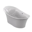JACUZZI&reg; White 72 x 42 in. Thermal Air Drop-In Bathtub with Center Drain 