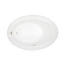 JACUZZI&reg; White 62 x 43 in. Air Bath Drop-In Bathtub with End Drain 