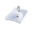 TOTO Cotton 3-Hole Wall Mount Lavatory Sink with Soap Dispenser 