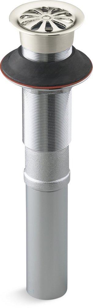 KOHLER Vibrant&reg; Polished Nickel Grid Drain (Less Overflow) 