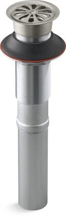 KOHLER Vibrant&reg; Brushed Nickel Grid Drain (Less Overflow) 