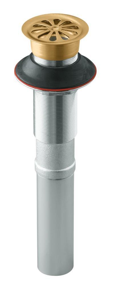 KOHLER Vibrant&reg; Brushed Bronze Grid Drain (Less Overflow) 