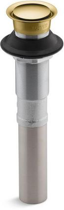 KOHLER Vibrant&reg; Polished Brass 3-13/16 in. Pop-Up Drain 