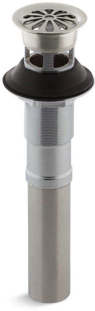 KOHLER Vibrant&reg; Brushed Nickel 1- 1/4 in. Lavatory Grid Drain with Overflow 