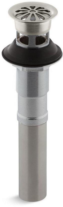 3-13/16 in. Bathroom Sink Drain in Vibrant Brushed Nickel