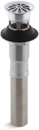 KOHLER Polished Chrome 1- 1/4 in. Lavatory Grid Drain with Overflow 