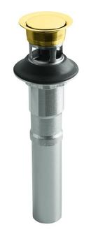 KOHLER Vibrant&reg; Polished Brass Clicker Drain 