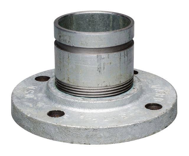 Victaulic 10 in. Flanged x Grooved 150# Painted Nipple 