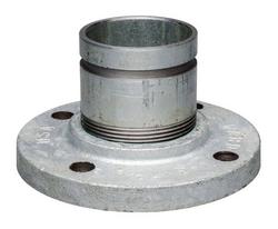 10 x 8 in. Flanged x Grooved 150# Painted Nipple