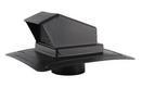 FAMCO&reg; Black 6 in. Roof Vent in Black 