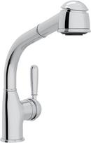 Pull-Out Bar or Food Prep Faucet with Single Lever Handle in Polished Chrome