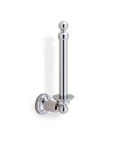 Perrin & Rowe&reg; Polished Chrome 9 in. Wall Mount Spare Toilet Tissue Holder 