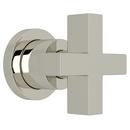 Volume Control Valve Trim with Single Cross Handle in Polished Nickel