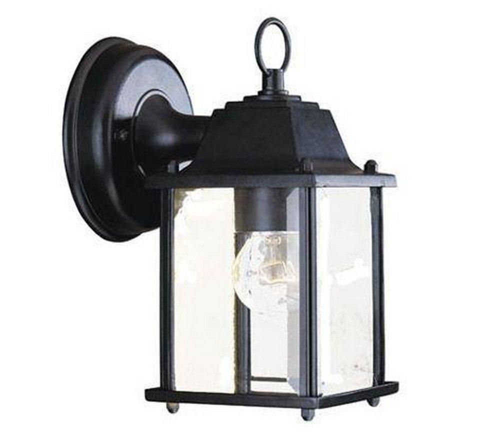 Acclaim Lighting Matte Black 8 in. 100W 1-Light Outdoor Wall Mount Light Fixture 
