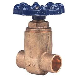 3/4 in. Bronze Full Port Female Sweat Gate Valve