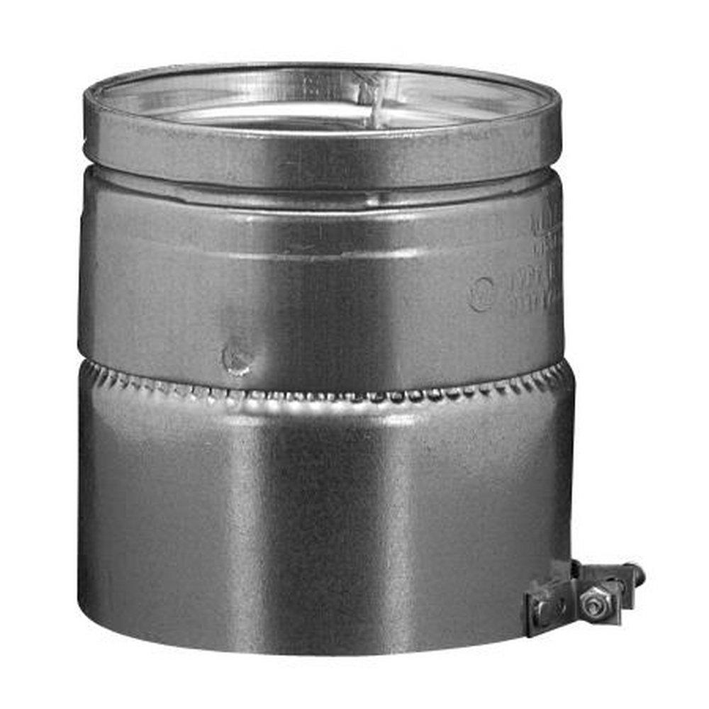 Hart & Cooley 6 in. Gas Vent Adapter Aluminum and Galvanized Steel 