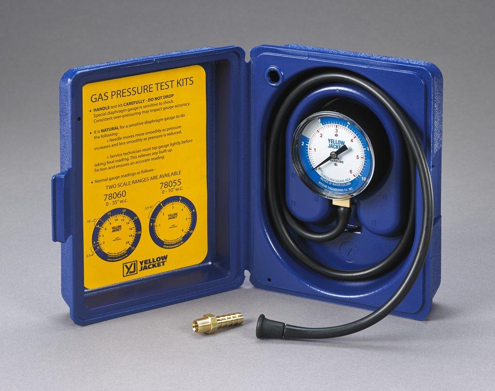 YELLOW JACKET&reg; Black Gas Pressure Test Kit 