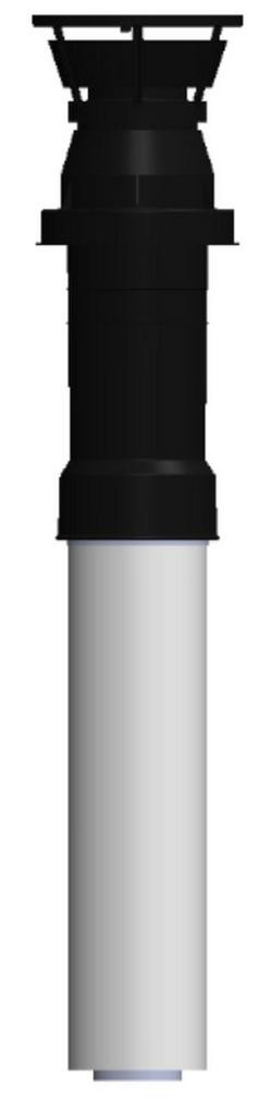 39 in. Plastic and Metal Roof Discharge Termination for V53DeN and V53DeP Tankless Water Heaters