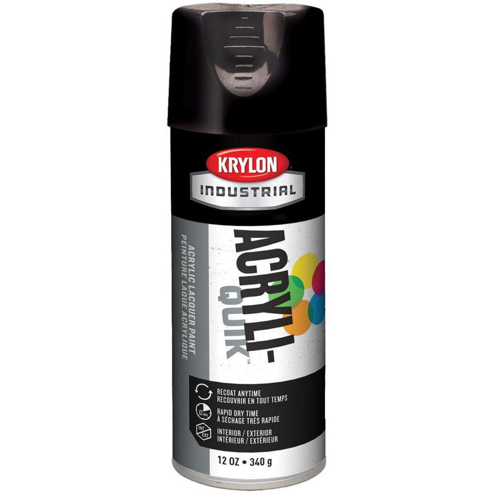 Krylon Glossy Black 16 oz. OSHA Safety Spray Paint 