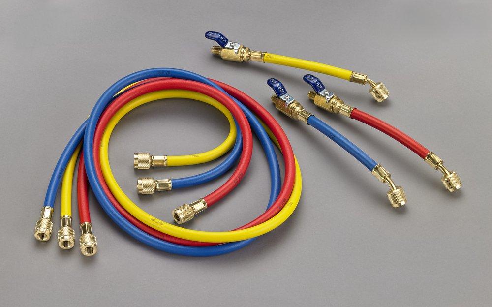 YELLOW JACKET® Blue Hose with Flexible Flow Valve 