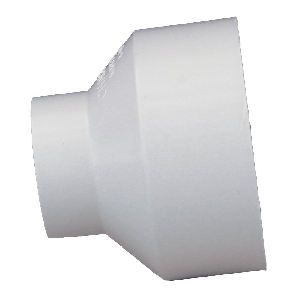 White PVC DWV Coupling 