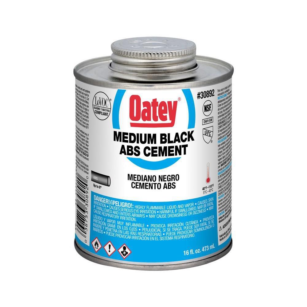 Oatey&reg; Black Plastic Black Pipe Cement 