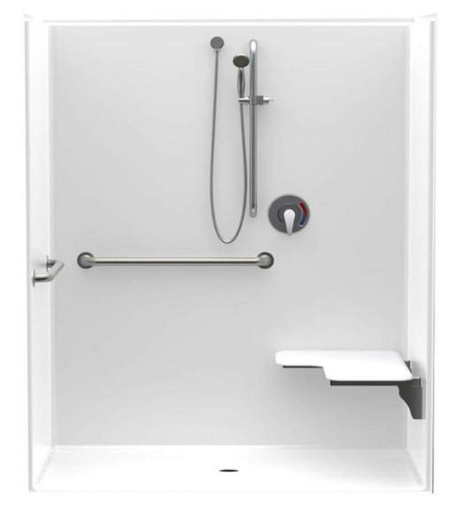 Aquatic White 36-1/4 x 62 x 77-1/4 in. Alcove Shower Unit 