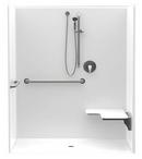 Aquatic White 36-1/4 x 62 x 77-1/4 in. Alcove Shower Unit 