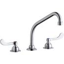 Elkay Chrome Double Wristblade Handle Deckmount Faucet 