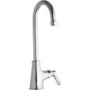 Single Lever Handle Deck Mount Service Faucet in Polished Chrome