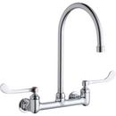 Elkay Chrome California Energy Commission Registered Lead Law Compliant 1.5 2 Handle Wristblade Handle SINK Faucet Chrome 