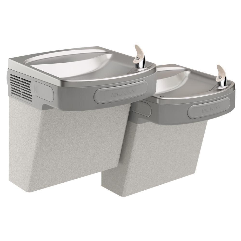 Elkay Light Grey Granite Versatile Wall- Mount Bi- Level ADA Water Cooler 
