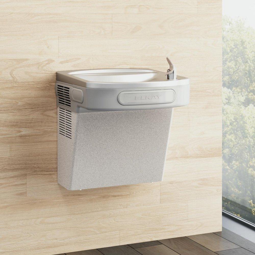 Elkay Light Grey Granite Drinking Fountain in Light Grey Granite 