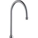 Kitchen Faucet with Gooseneck Spout with Lever Handle in Chrome-Plated