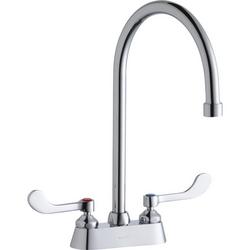 Two Handle Kitchen Faucet in Polished Chrome
