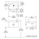 Elkay Stainless Steel Non-Filtered Non-Refrigerated Freeze Resistant Drinking Fountain 