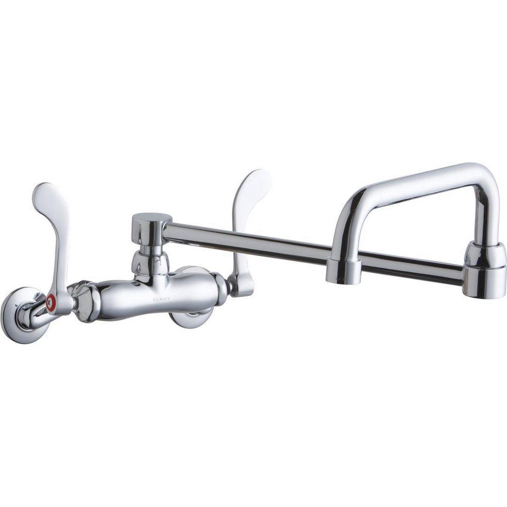 Elkay Polished Chrome Wall Mount Double Swing 