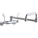 Elkay Polished Chrome Wall Mount Double Swing 