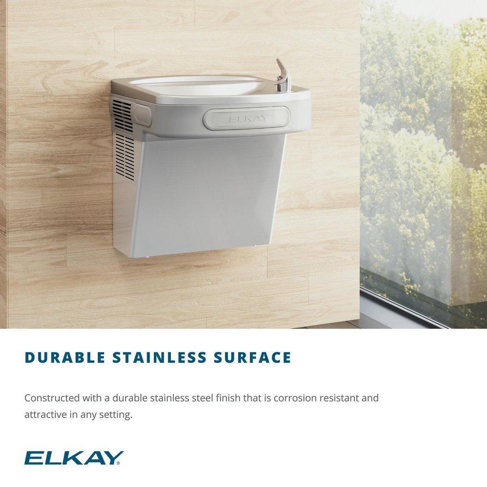 Elkay Stainless Steel Wall Mount Bi-Level ADA Water Cooler 