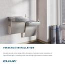 Elkay Stainless Steel Wall Mount Bi-Level ADA Water Cooler 