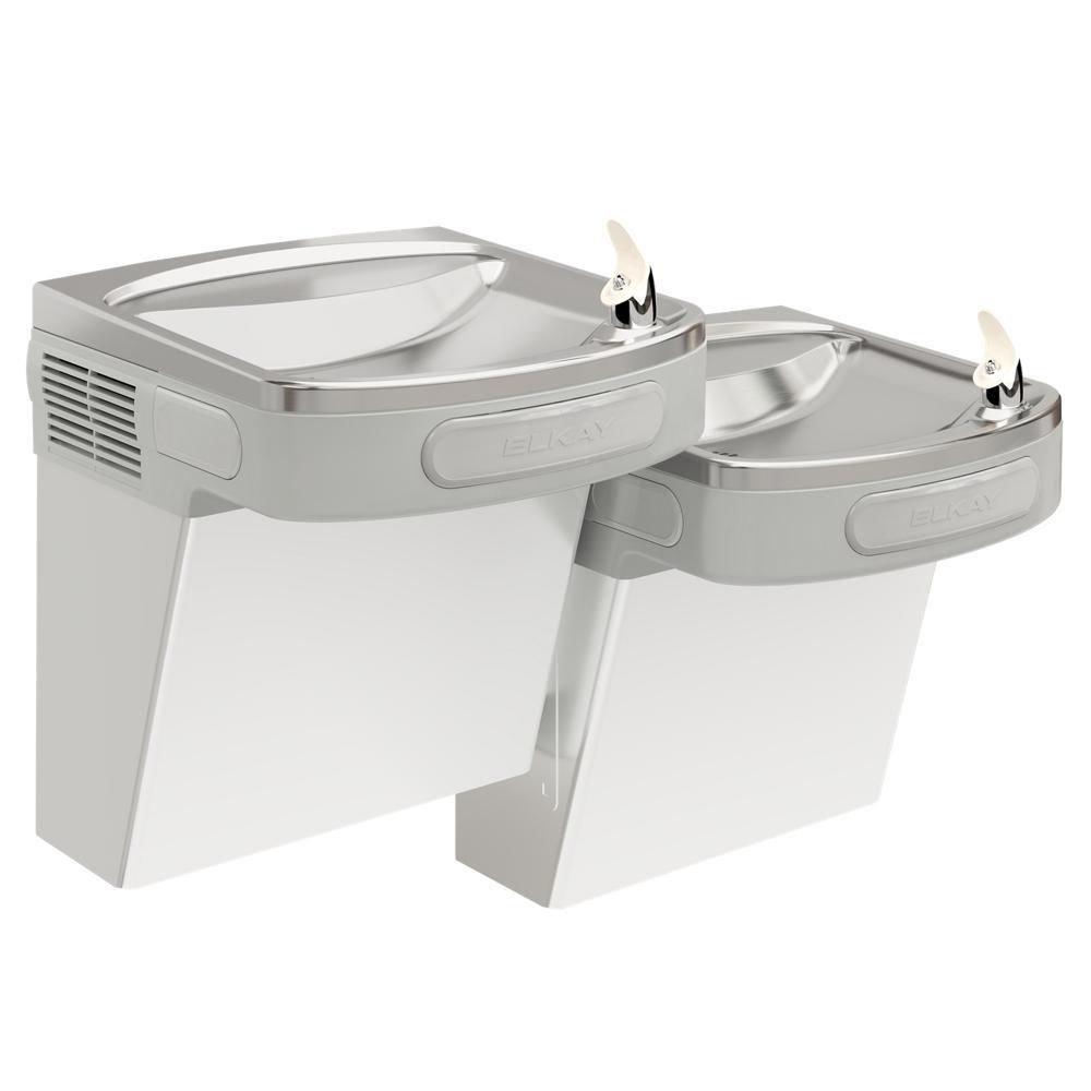 Elkay Stainless Steel Wall Mount Bi-Level ADA Water Cooler 