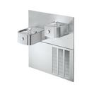 38-1/2 in. Wall Mount Soft Sides Fountain Bilevel Reverse Non-Filtered in Stainless Steel